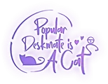 Logo for Popular Deskmate is A Cat