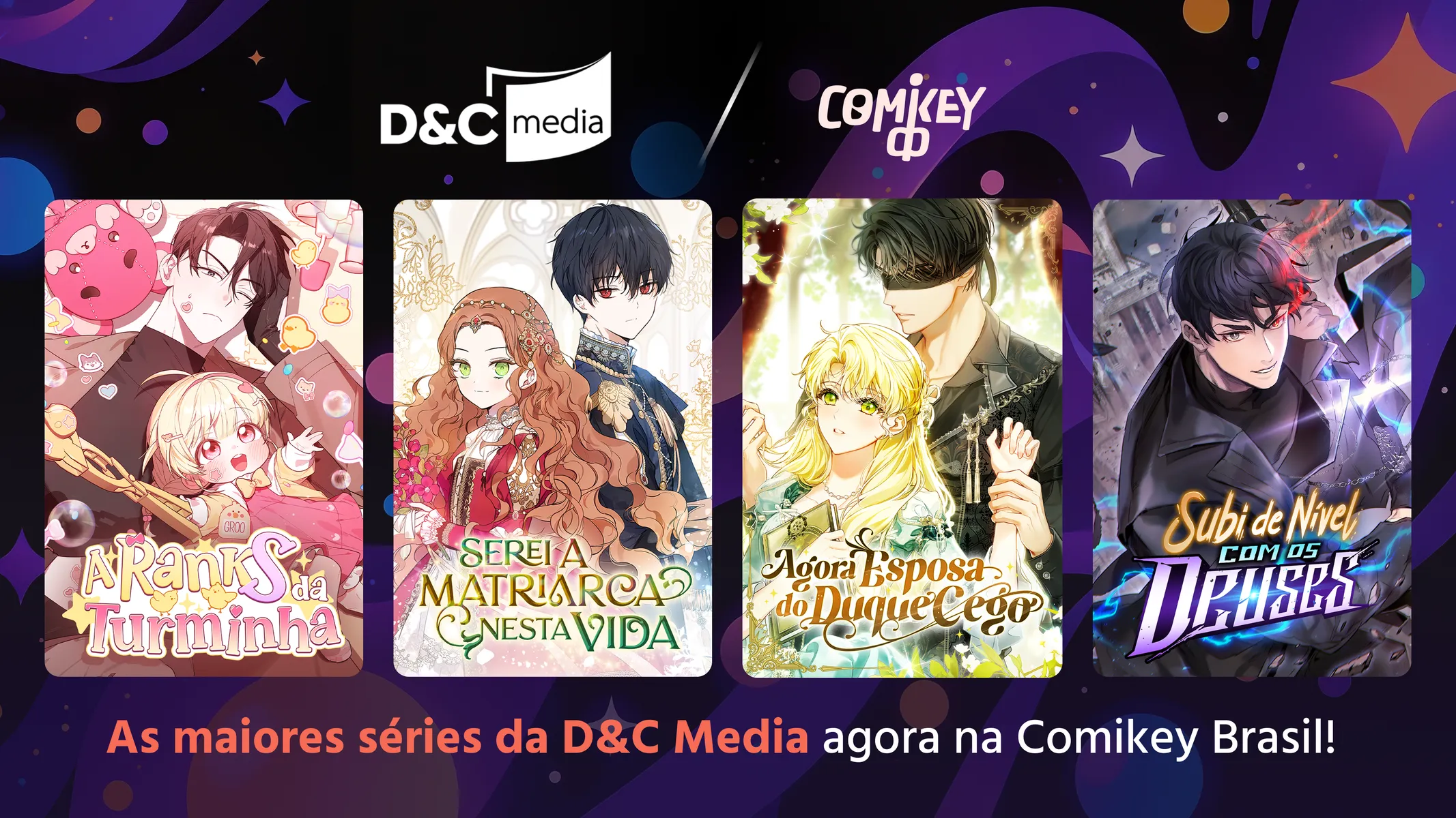 As maiores séries da D&C Media na Comikey Brasil