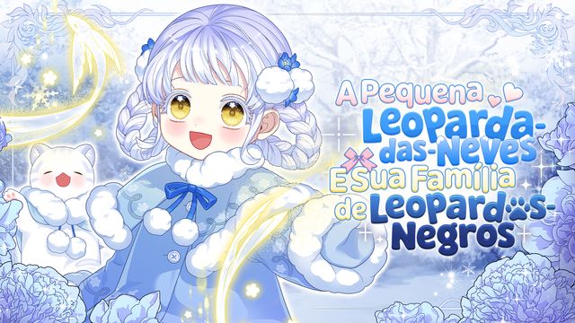 Wallpaper for A Pequena Leoparda-das-Neves E Sua Família de Leopardos-Negros