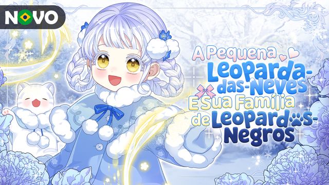 Wallpaper for A Pequena Leoparda-das-Neves E Sua Família de Leopardos-Negros