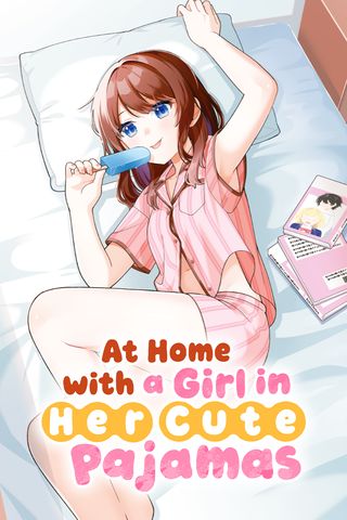 Cover for At Home with a Girl in Her Cute Pajamas