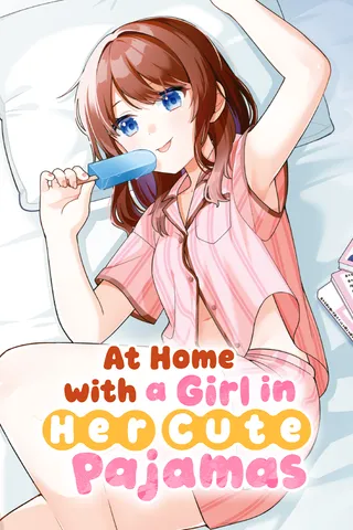 Cover for At Home with a Girl in Her Cute Pajamas