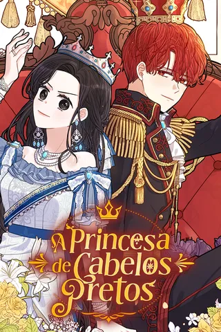 Cover for A Princesa de Cabelos Pretos